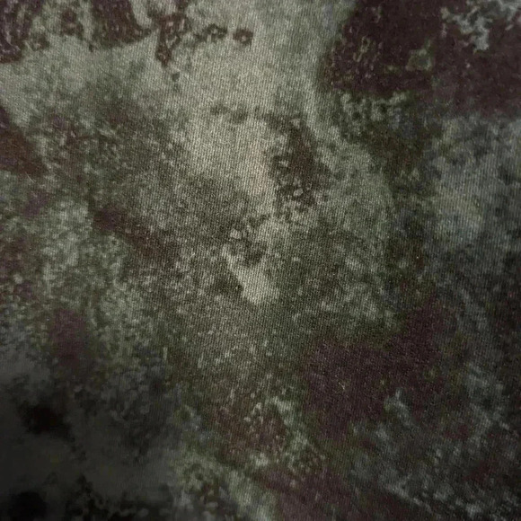 Zobha Green and Black Abstract Print Ultra High Rise Leggings - Picture 5 of 5